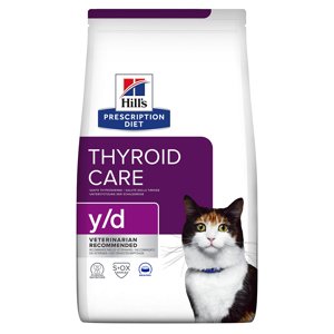 2x3kg Hill's Prescription Diet rendkívüli kedvezménnyel! száraz macskatáp- y/d Thyroid Care