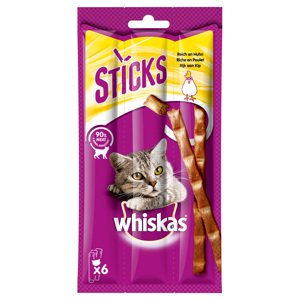 28x36g Whiskas Sticks gazdaságos csomag macskasnack - Csirkével gazdagon