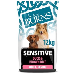 12kg Adult & Senior Sensitive+ Kacsa Burns Száraz kutyatáp