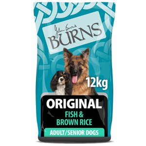 12kg Fish & Brown Rice Adult & Senior Burns Száraz kutyatáp