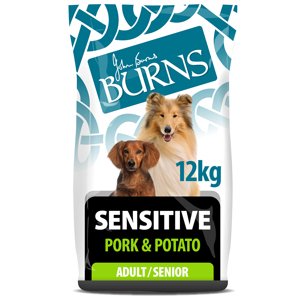 12kg Felnőtt Sensitive Sertéshús & Burgonya Burns Száraz kutyatáp