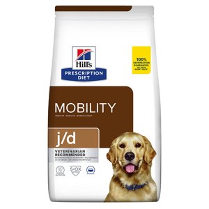 2x4kg Hill's Prescription Diet j/d Joint Care csirke száraz kutyatáp