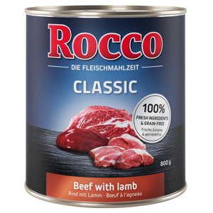 6x800g Rocco Classic nedves kutyatáp- Mix 1: 6 változattal