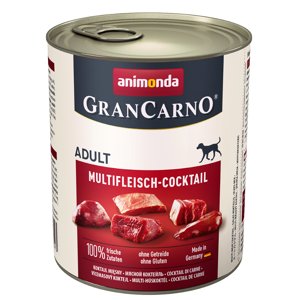 6 x 800g Animonda GranCarno Original Adult kutyatáp - Multi-húskoktél