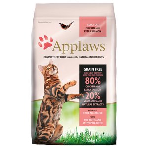 7,5kg Applaws Adult csirke & lazac száraz macskatáp