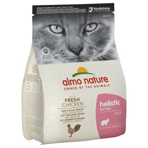 2kg Almo Nature Holistic Kitten csirke & rizs száraz macskatáp