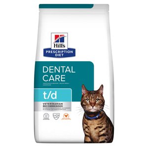 3kg Hill's Prescription Diet t/d Dental Care csirke száraz macskatáp