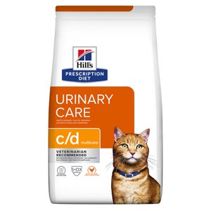 3kg Hill's Prescription Diet c/d Multicare Urinary Care csirke száraz macskatáp