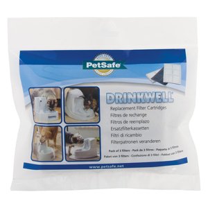 Kiegészítésül 3db pótszűrő PetSafe® Drinkwell® Platinum itatókúthoz kutyáknak macskáknak