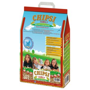 20l Chipsi Family kukorica pellet háziállat-alom