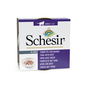 Schesir aszpikban gazdaságos csomag 12 x 85 g - Tonhal & marhafilé