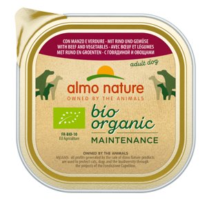 9x300g Almo Nature Daily Menu bio kutyatáp- Bio marha & bio zöldség