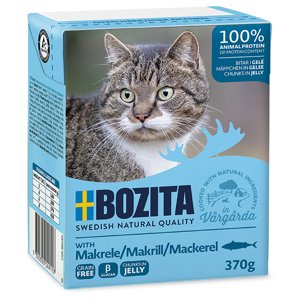 6x370g Bozita falatok aszpikban makréla nedves macskatáp