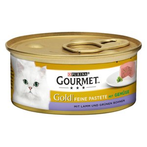 24x85g Gourmet Gold Paté bárány & zöldbab nedves macskatáp