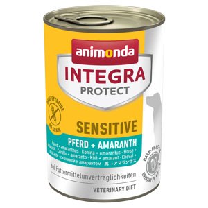 12x400g Animonda Integra Protect Sensitive ló & amaránt nedves kutyatáp