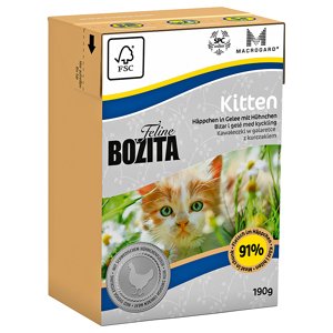 12x190g Bozita Feline Kitten Tetra Recart  nedves macskatáp