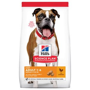 Hill's Canine gazdaságos csomag - Adult 1-6 Light Medium csirke (2 x 14 kg)