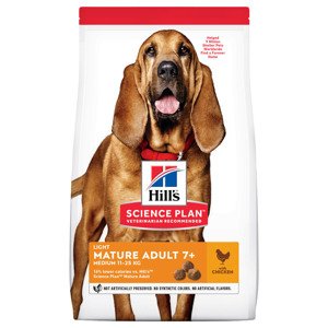 2x14kg Hill's Canine Mature Adult 7+ Medium Light csirke száraz kutyatáp