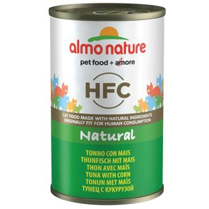 Almo Nature HFC gazdaságos csomag 12 x 140 g - Tonhal & kukorica