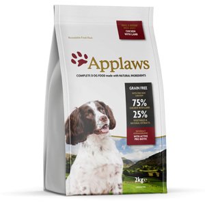 2kg Applaws Adult Small & Medium Breed csirke & bárány száraz kutyatáp