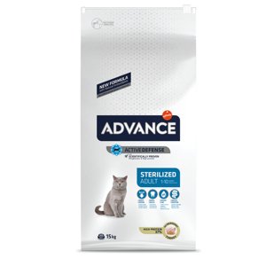 15kg Advance Cat Sterilized pulyka száraz macskatáp