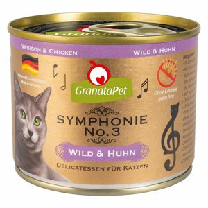 GranataPet Symphonie 24 x 200 g - Vad & csirke