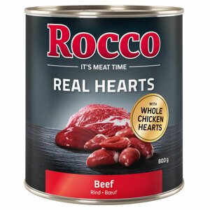 6x800g Rocco Real Hearts marha nedves kutyatáp