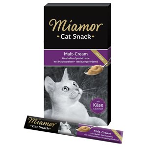 6x15g Miamor Cat Snack malátakrémmel & sajttal macskasnack