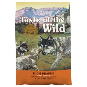 2x12,2kg Taste of the Wild High Prairie Puppy száraz kutyatáp