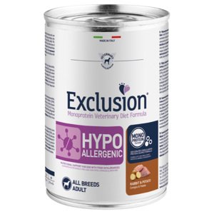 Exclusion Diet gazdaságos csomag 12 x 400 g - Nyúl & burgonya