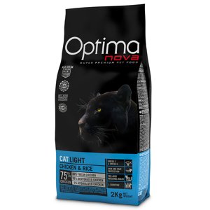 8kg Optimanova Light száraz macskatáp