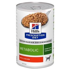 24x370g Hill's Prescription Diet Metabolic Weight Management csirke kutyatáp