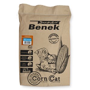 25l (kb. 15,7kg) Super Benek Corn Cat tengeri szellő macskaalom
