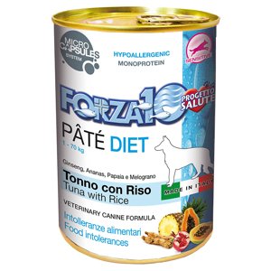 Forza10 Diet Paté gazdaságos csomag 12 x 400 g - Tonhal & rizs