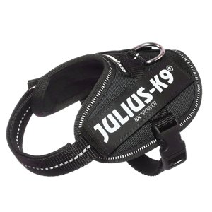 JULIUS-K9 IDC®-powerhám kutyáknak fekete Baby 2 méret: mellkörfogat 33-45cm