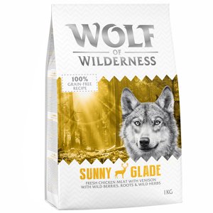 2x1kg Wolf of Wilderness vegyes száraztáp próbacsomag kutyáknak - "Classic": szarvas, vaddisznó (2 x 1 kg)