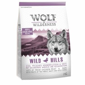 1kg Wolf of Wilderness 'Wild Hills' kutyatáp - Kacsa