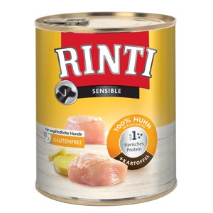 RINTI Sensible gazdaságos csomag 24 x 800 g - Csirke & burgonya