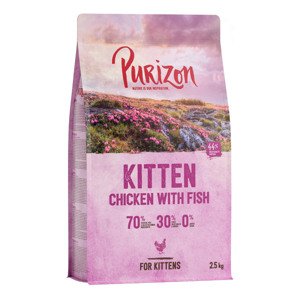 2,5kg Kitten Purizon csirke & hal száraz kölyökmacskatáp