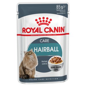 12x85g Royal Canin Hairball Care szószban nedves macskatáp