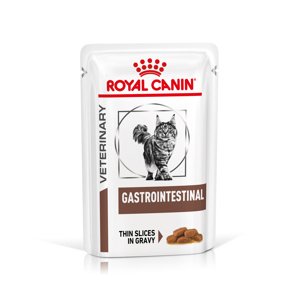 12x85g Royal Canin Gastro Intestinal Veterinary szószban nedves macskatáp