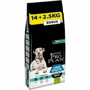 16,5kg Pro Plan Large Adult Athletic OPTIDIGEST bárány & rizs száraz kutyatáp 2,5 kg ingyen