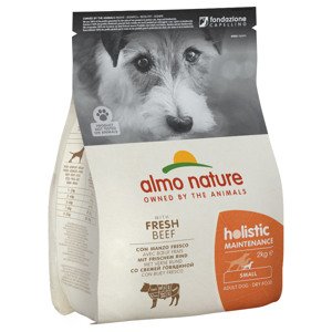 2 kg Almo Nature Holistic Small Adult kutyatáp - Marha & rizs