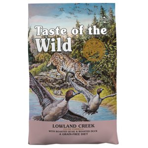 2x6,6kg Taste of the Wild száraz macskatáp - Lowland Creek Feline
