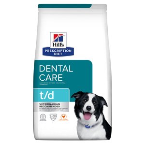 Hill's Prescription Diet Canine száraz kutyatáp- t/d Dental Care csirke (2 x 10 kg)