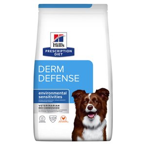 2x4kg Hill's Prescription Diet Canine száraz kutyatáp- Derm Defense csirke (2 x 4 kg)