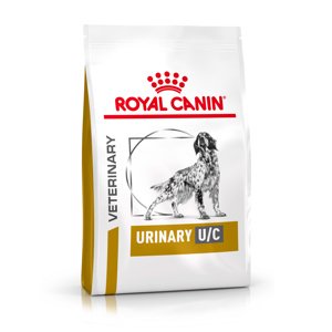 2x14kg Royal Canin Veterinary Urinary U/C száraz kutyatáp