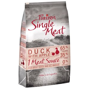 2x12kg Purizon Single Meat kacsa & alma - gabonamentes száraz kutyatáp