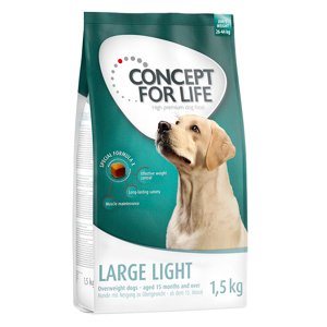 4x1,5kg Concept for Life Large Light száraz kutyatáp