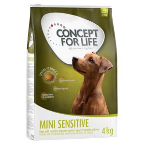 4kg Concept for Life Mini Sensitive száraz kutyatáp